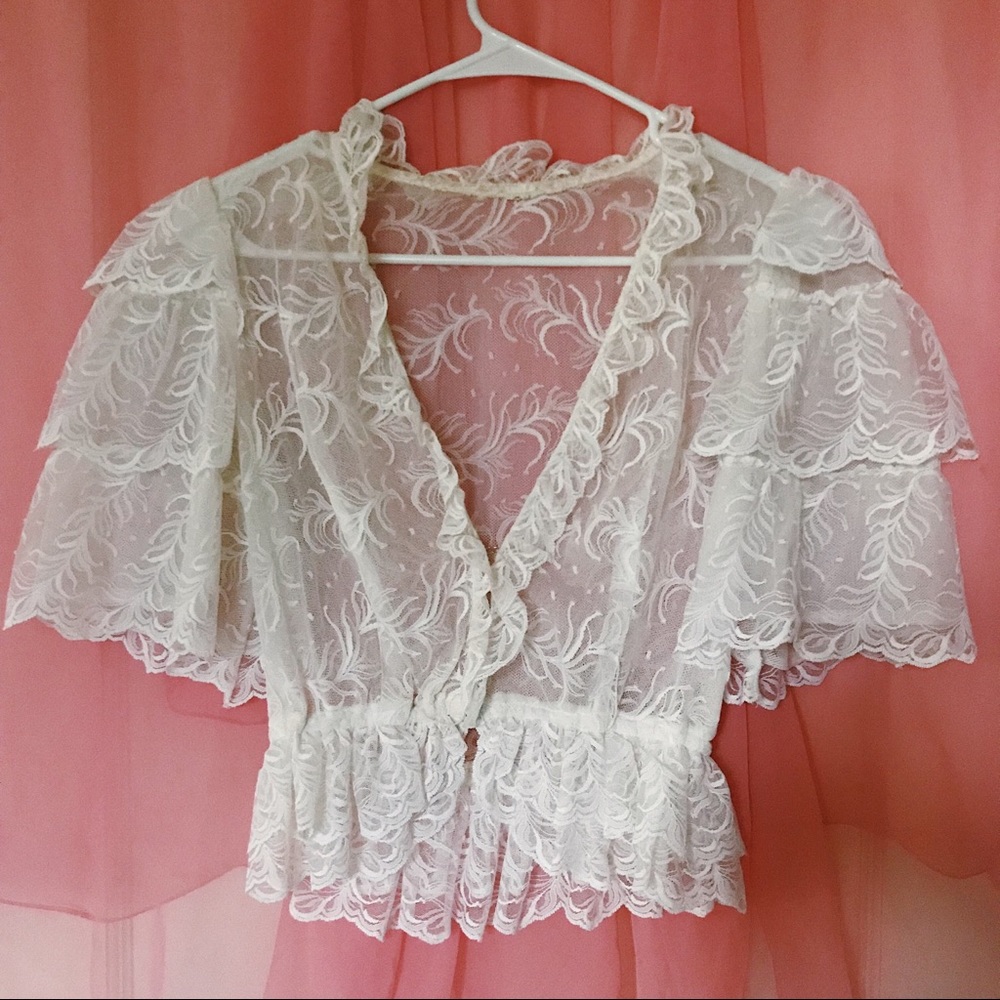 Vintage Lace Intimates Cover Up